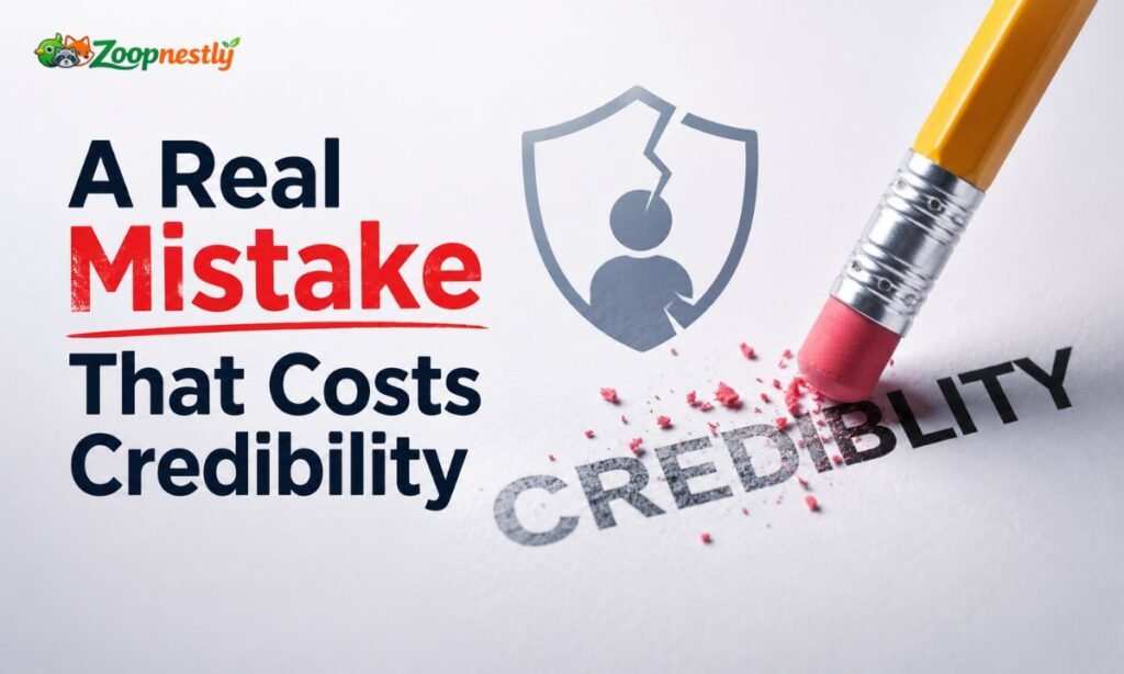 A Real Mistake That Costs Credibility