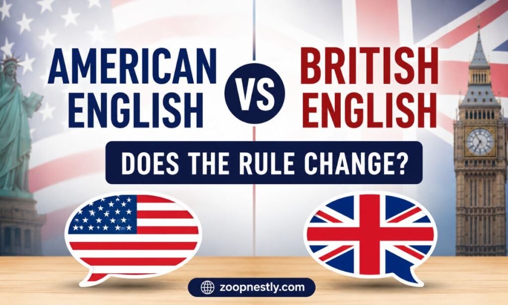 American English vs British English: Does the Rule Change?