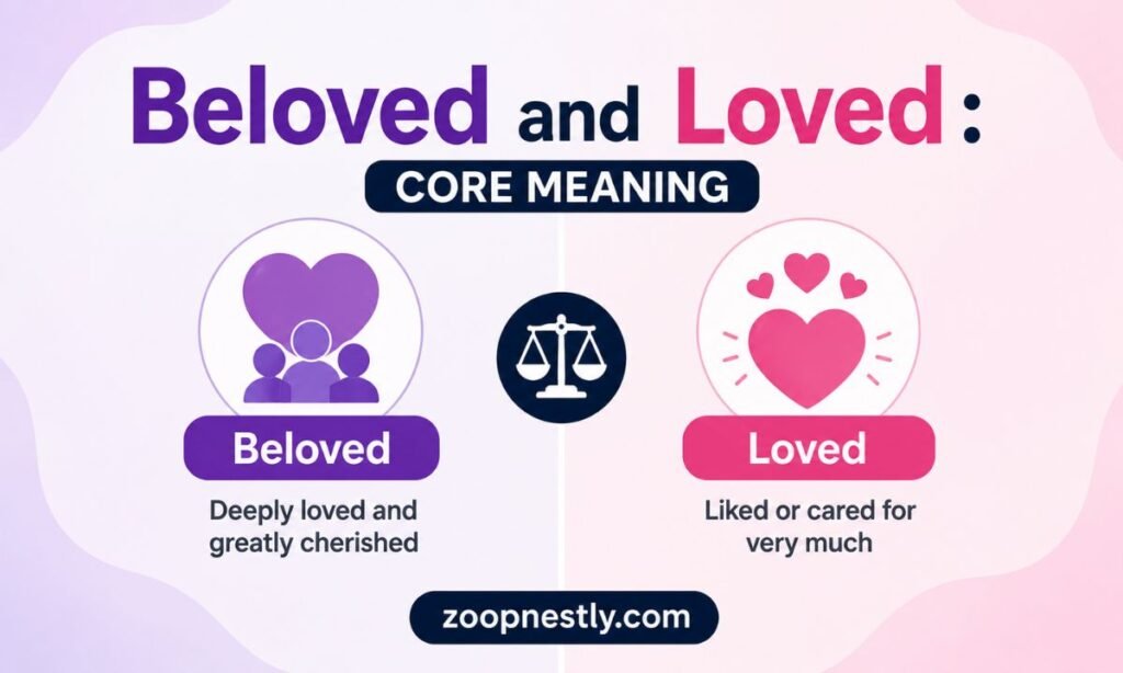 Beloved and Loved Core Meaning