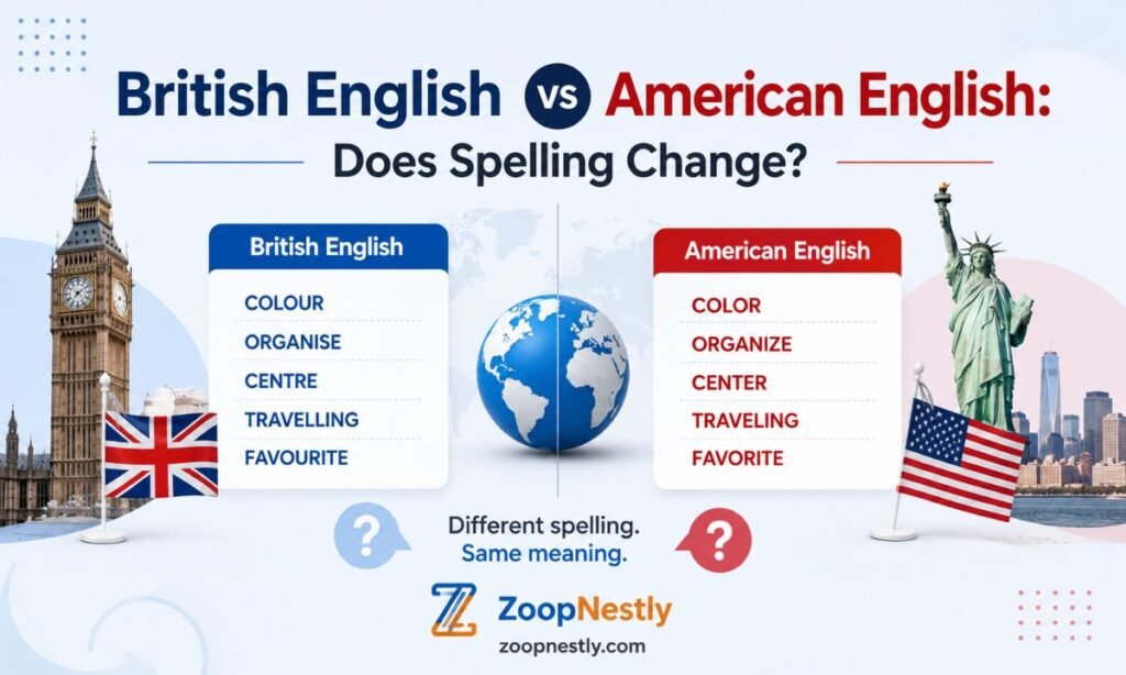 British English vs American English: Does Spelling Change?
