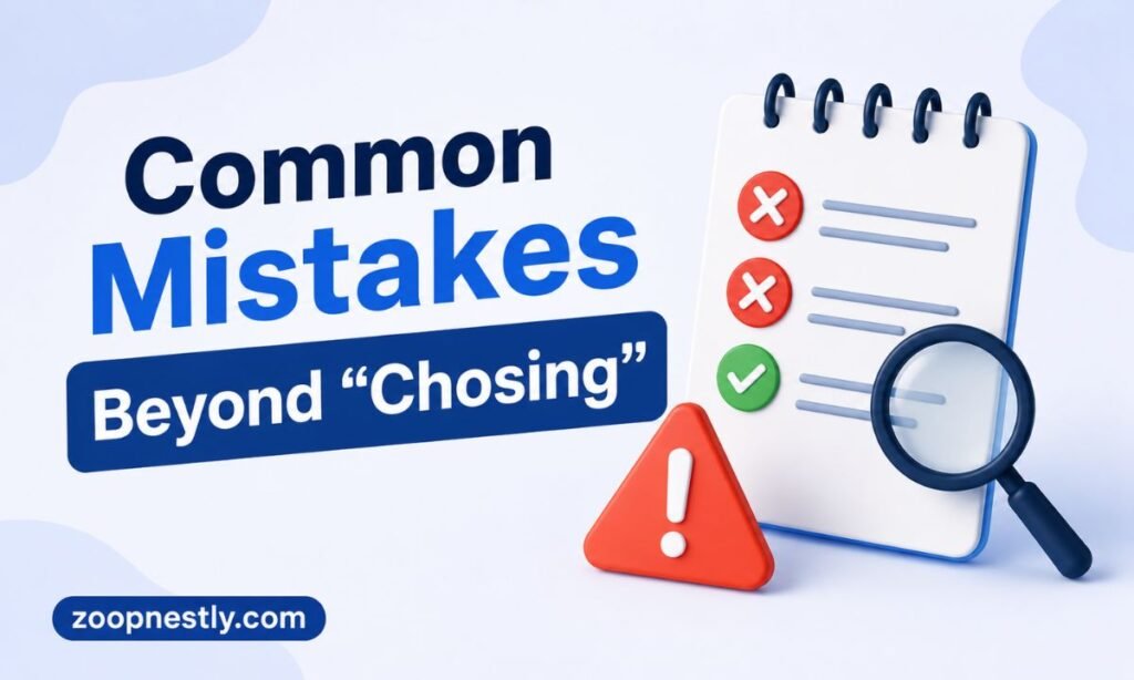 Common Mistakes Beyond "Chosing"