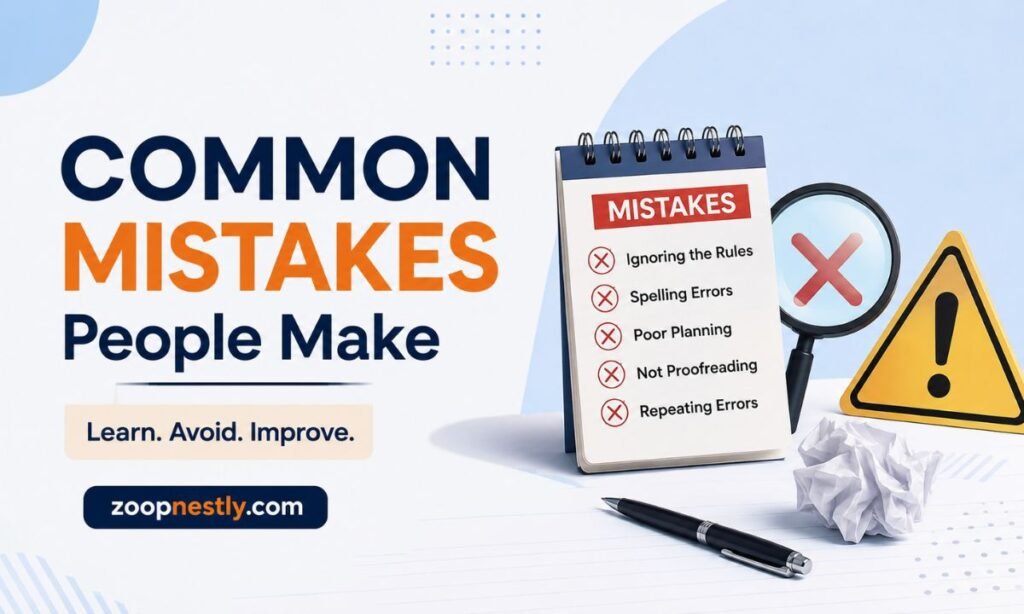Common Mistakes People Make