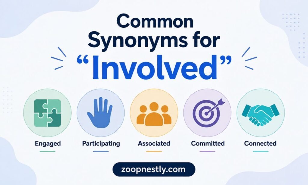 Common Synonyms for "Involved"