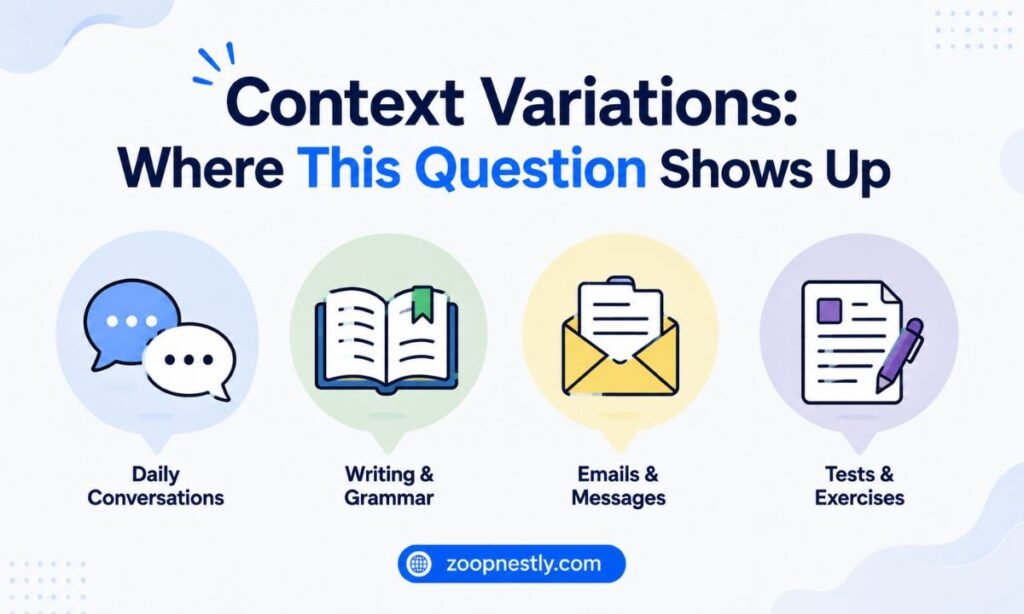Context Variations: Where This Question Shows Up