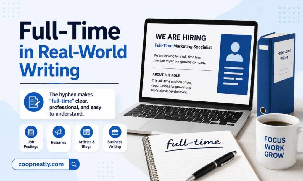 Full-Time in Real-World Writing