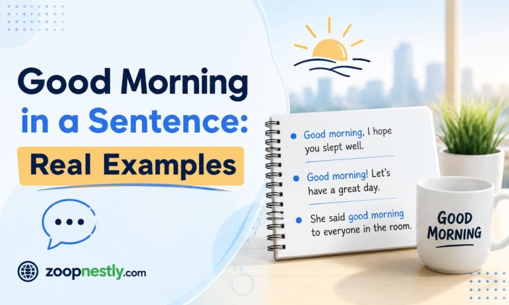 Good Morning in a Sentence: Real Examples