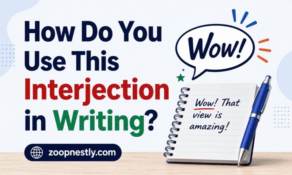 How Do You Use This Interjection in Writing