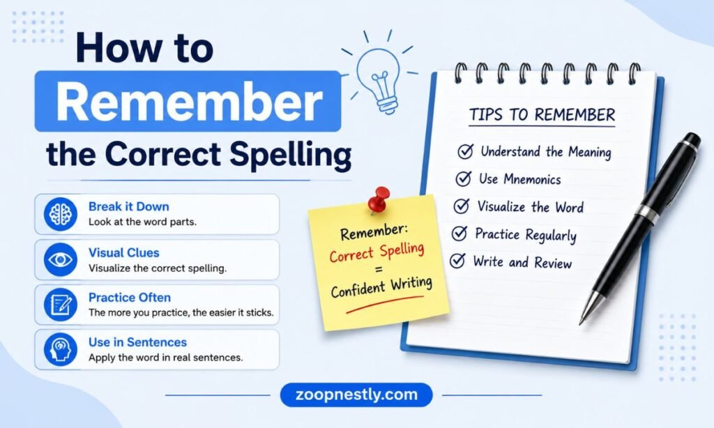 How to Remember the Correct Spelling