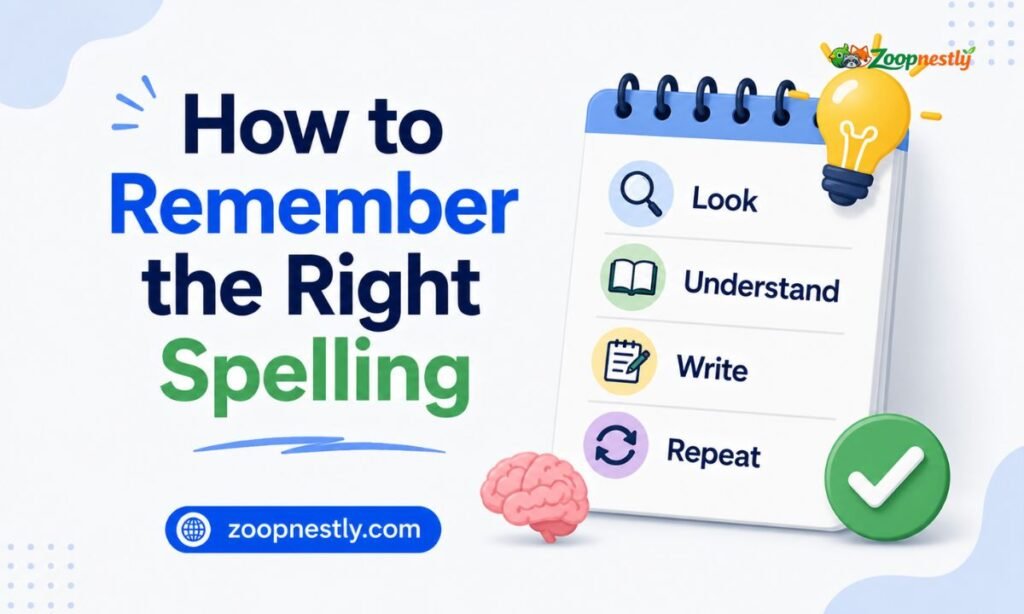 How to Remember the Right Spelling