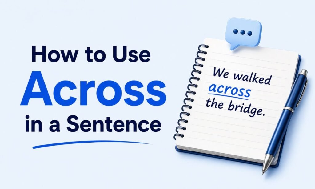 How to Use Across in a Sentence