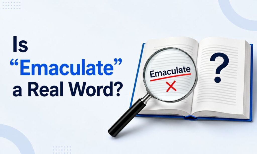 Is Emaculate a Real Word