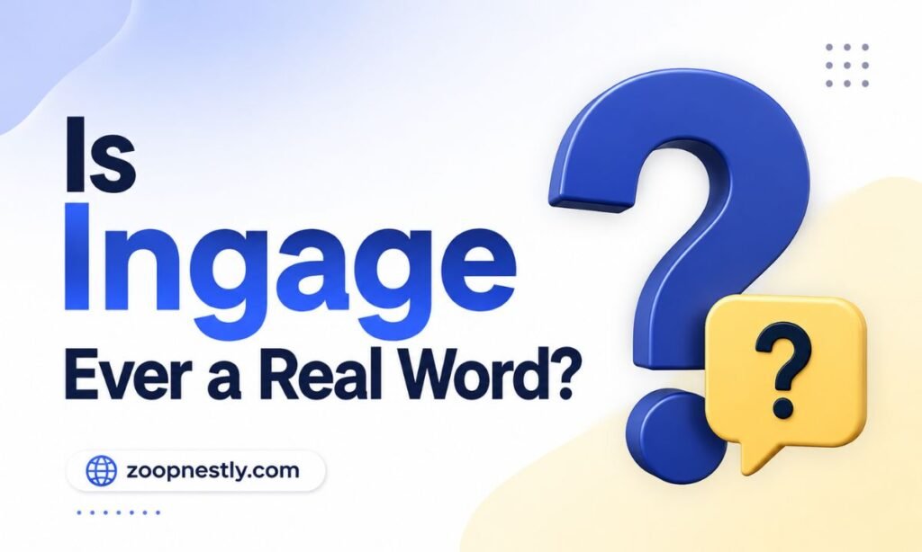 Is Ingage Ever a Real Word?