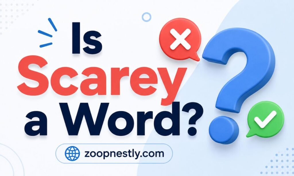 Is Scarey a Word