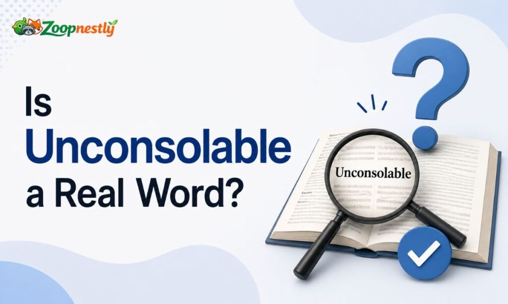 Is Unconsolable a Real Word?