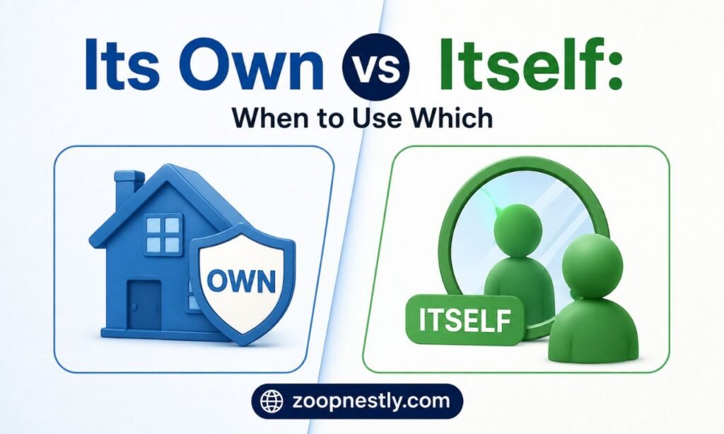 Its Own vs Itself: When to Use Which