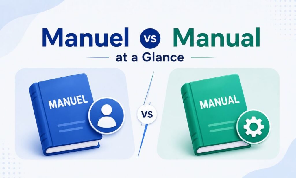 Manuel vs Manual at a Glance