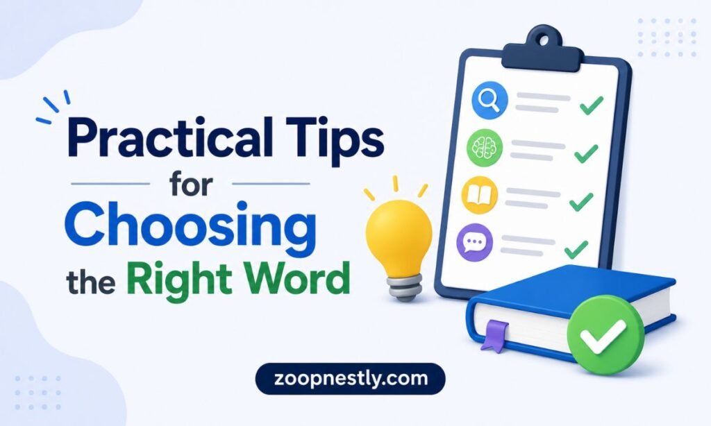 Practical Tips for Choosing the Right Word
