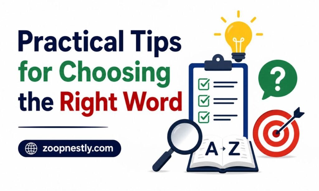 Practical Tips for Choosing the Right Word