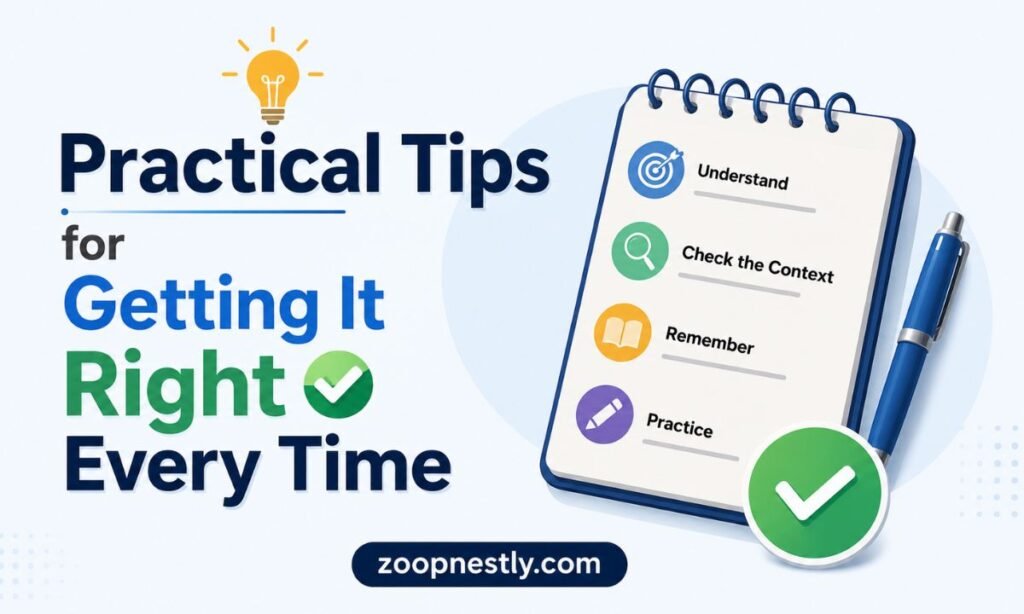 Practical Tips for Getting It Right Every Time