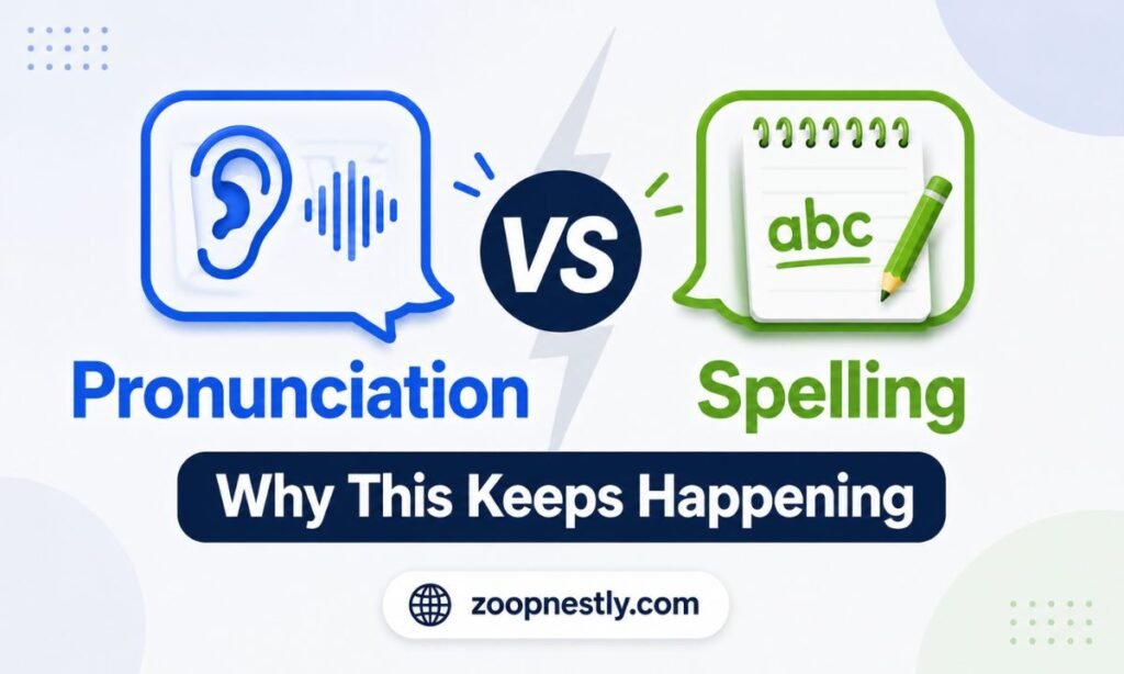 Pronunciation vs Spelling: Why This Keeps Happening