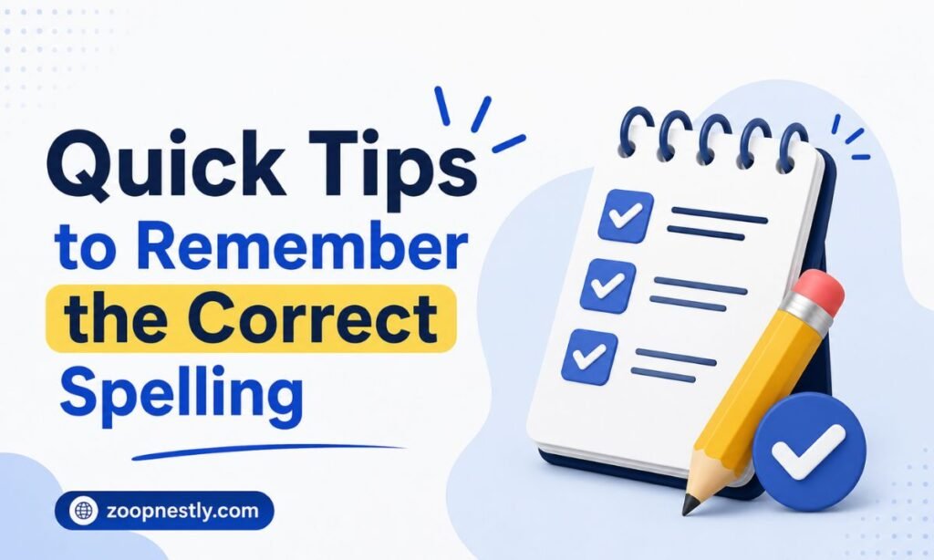 Quick Tips to Remember the Correct Spelling