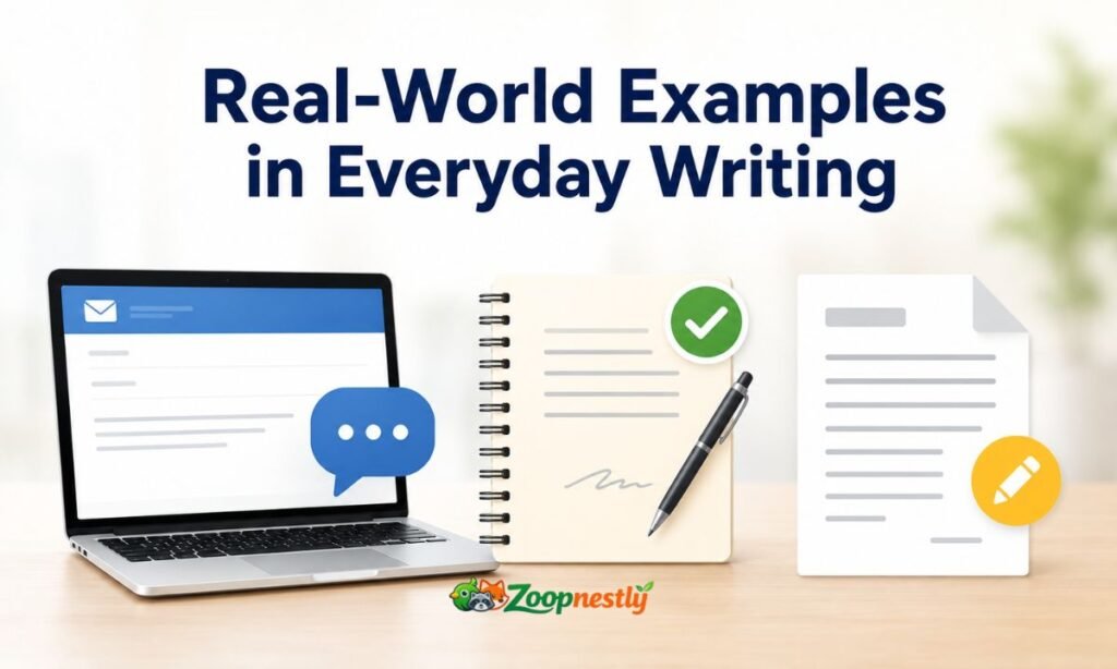 Real-World Examples in Everyday Writing