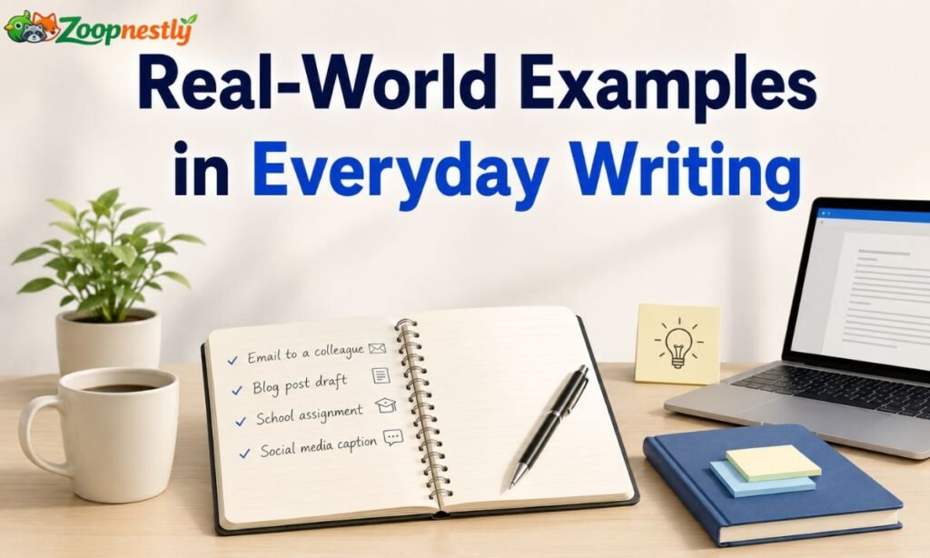 Real-World Examples in Everyday Writing