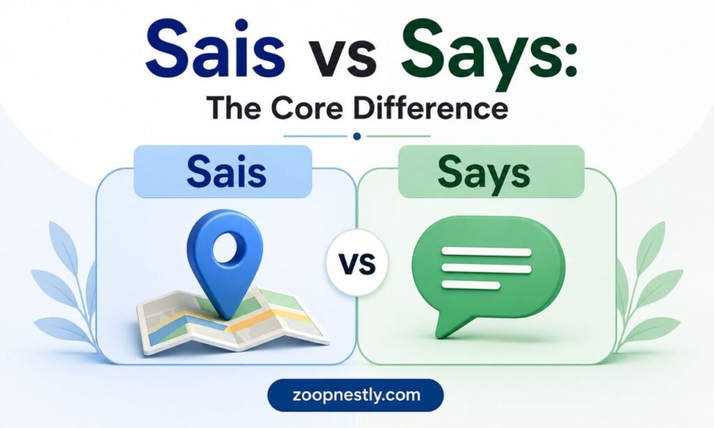 Sais vs Says The Core Difference
