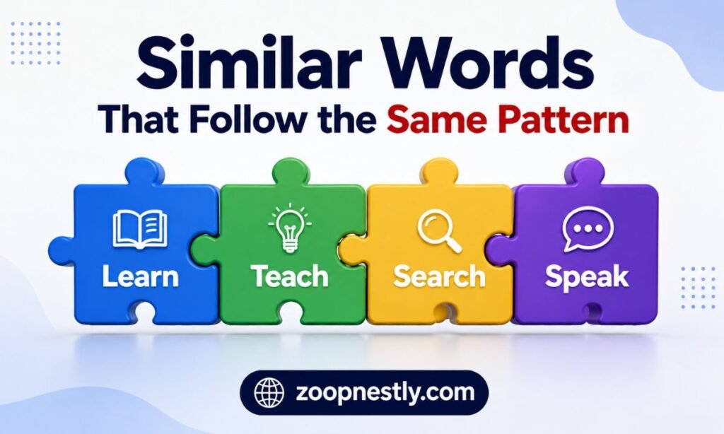 Similar Words That Follow the Same Pattern