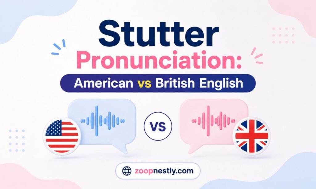 Stutter Pronunciation: American vs British English