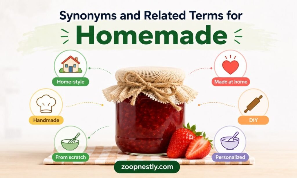 Synonyms and Related Terms for Homemade