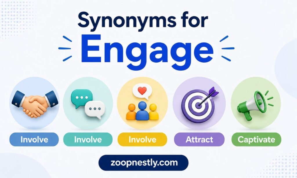 Synonyms for Engage