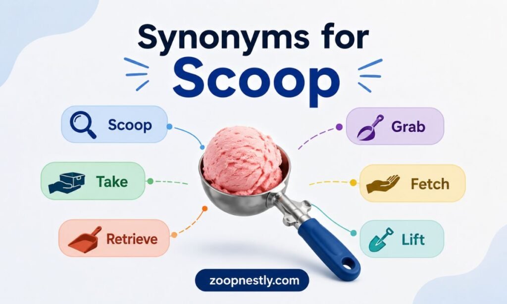 Synonyms for Scoop