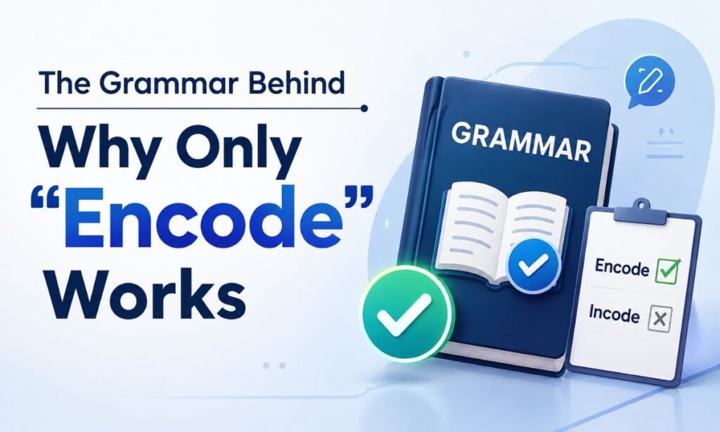 The Grammar Behind Why Only Encode Works