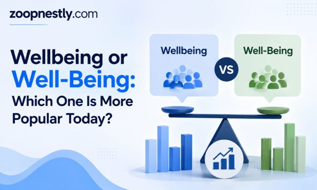 Wellbeing or Well-Being: Which One Is More Popular Today?