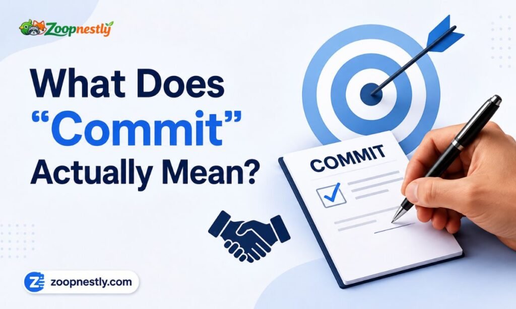 What Does "Commit" Actually Mean?