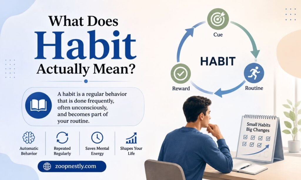 What Does Habit Actually Mean?