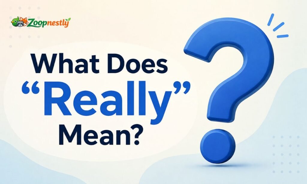 What Does "Really" Mean?