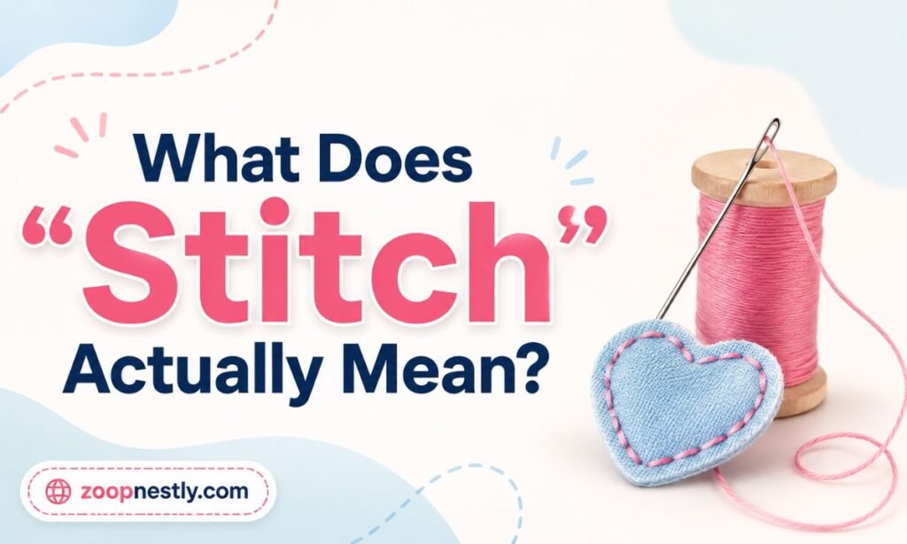 What Does Stitch Actually Mean