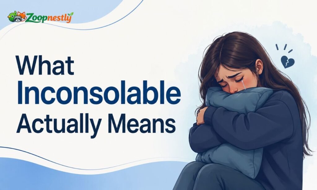 What Inconsolable Actually Means