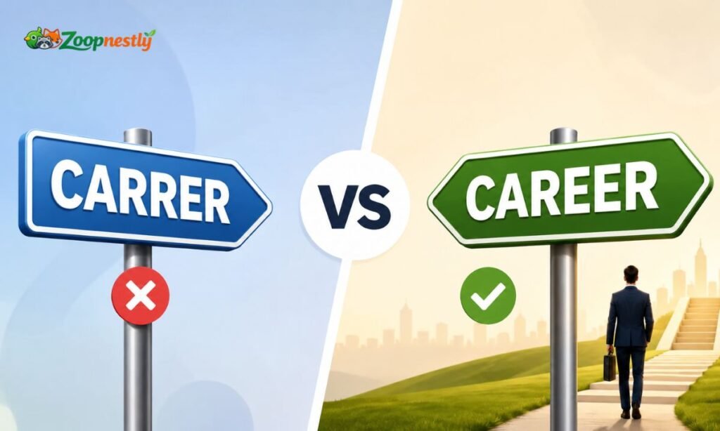 What Is the Difference Between "Carrer" and "Career"?