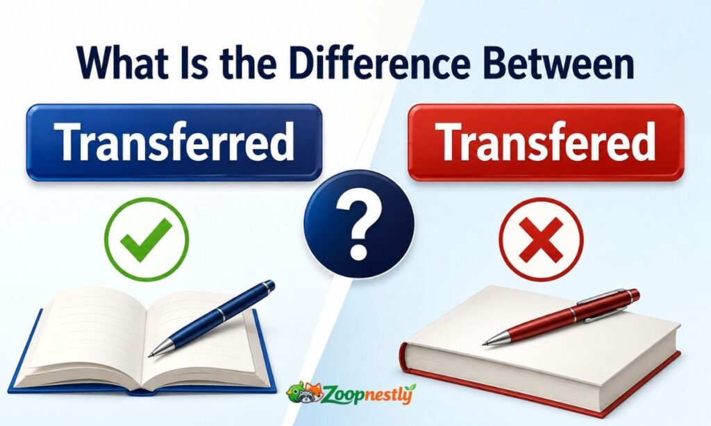 What Is the Difference Between Transferred and Transfered?