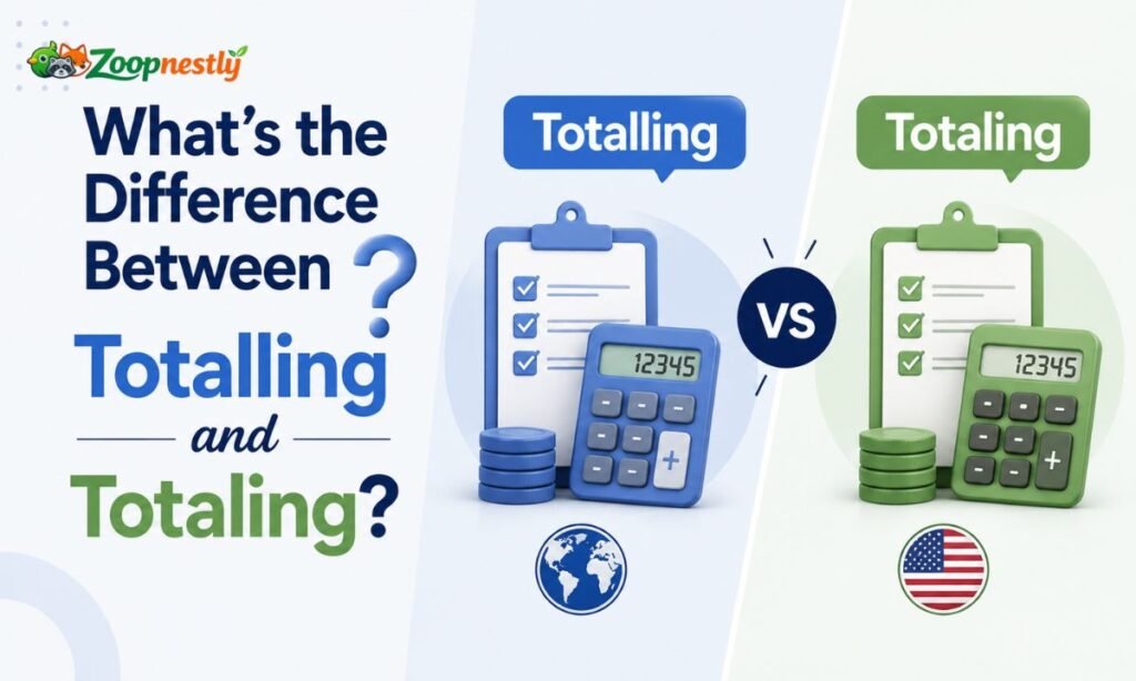 What's the Difference Between Totalling and Totaling?