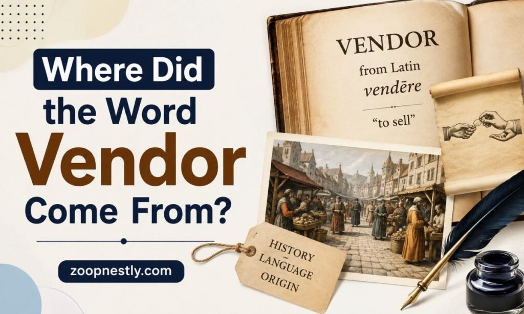Where Did the Word Vendor Come From?