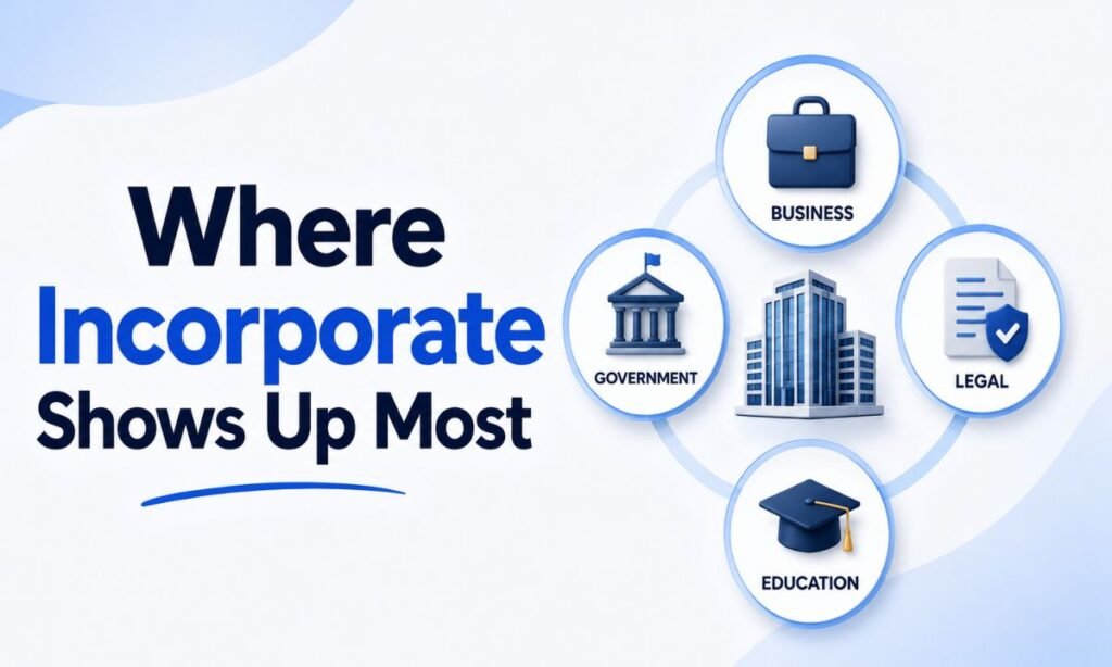 Where Incorporate Shows Up Most