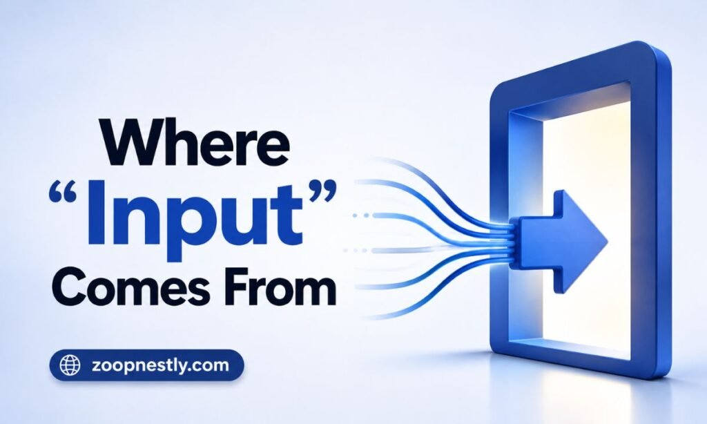 Where "Input" Comes From