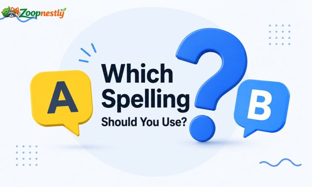 Which Spelling Should You Use?