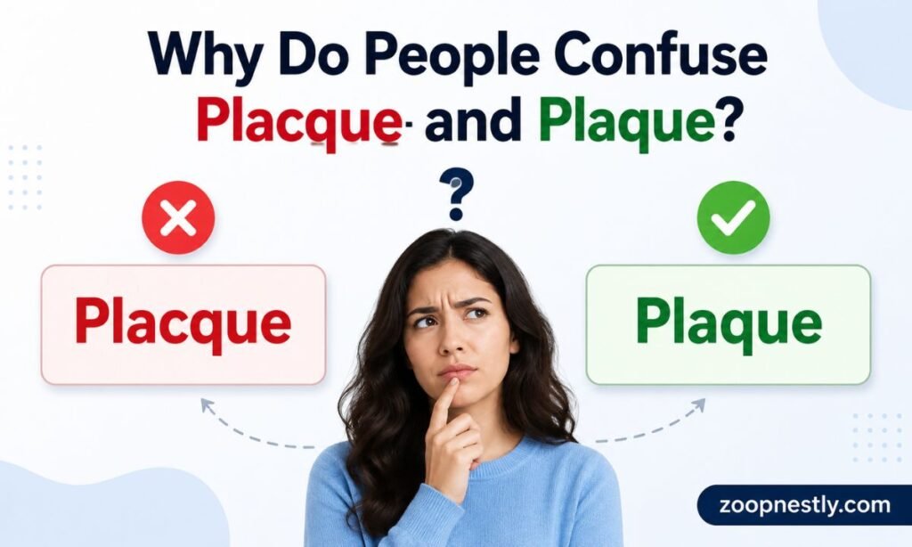 Why Do People Confuse Placque and Plaque?