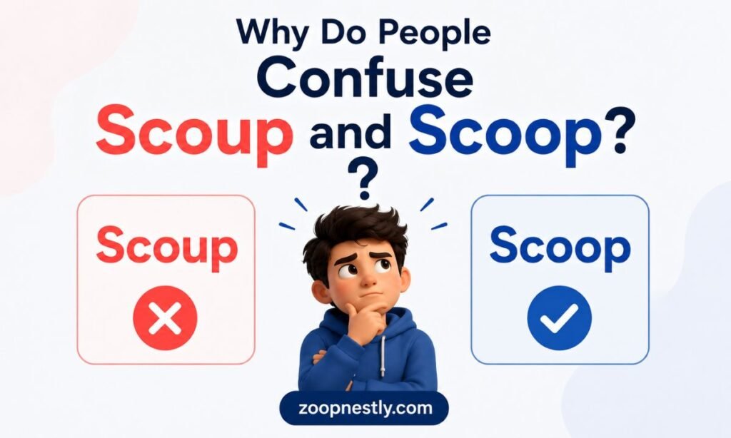 Why Do People Confuse Scoup and Scoop?