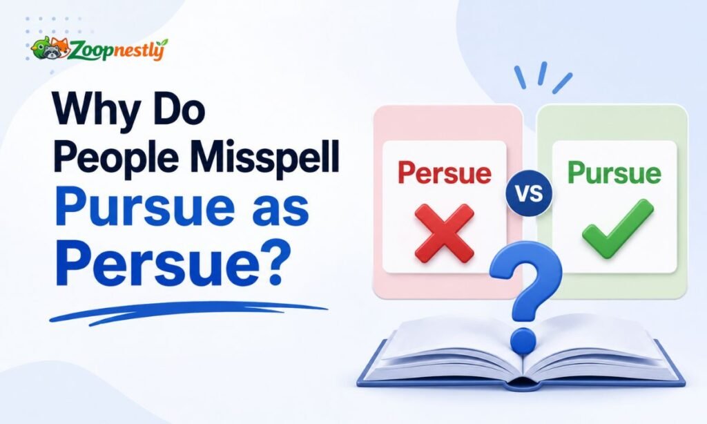 Why Do People Misspell Pursue as Persue?